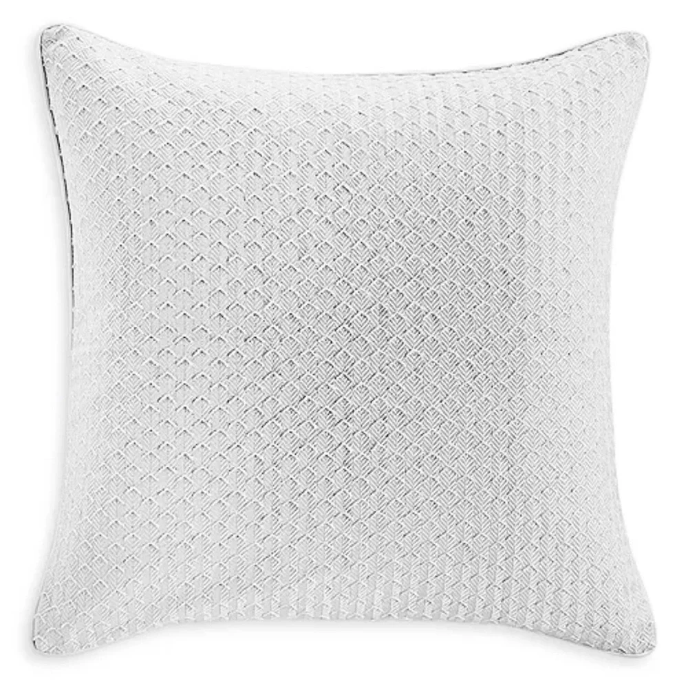 Hudson Park Collection Palmetto Cotton Silk Euro Sham, NEW $245